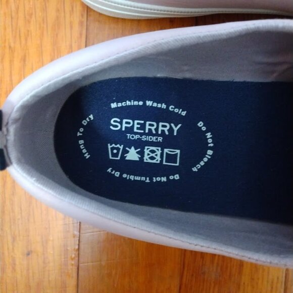 SPERRY Top Sider Crest Vibe Slip On Boat Shoes 9.5W Rose Pink Washable Suede NEW - Picture 9 of 10